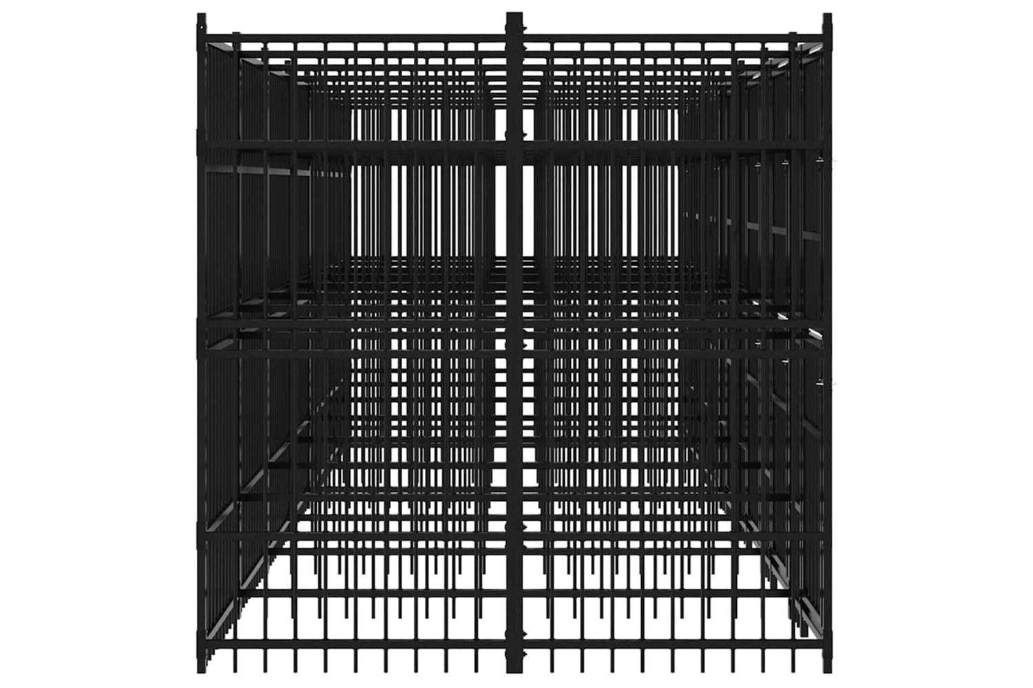 Vidaxl 3097942 Outdoor Dog Kennel Steel 12.9 M2-5