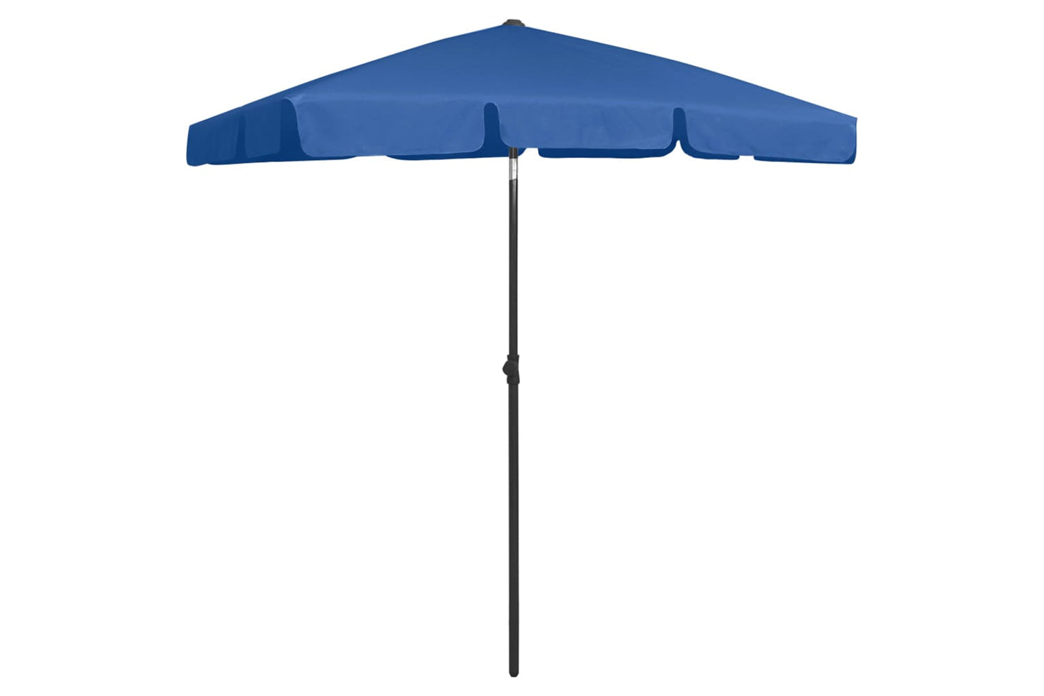 vidaXL 314726 Beach Umbrella Azure Blue 180x120cm-2