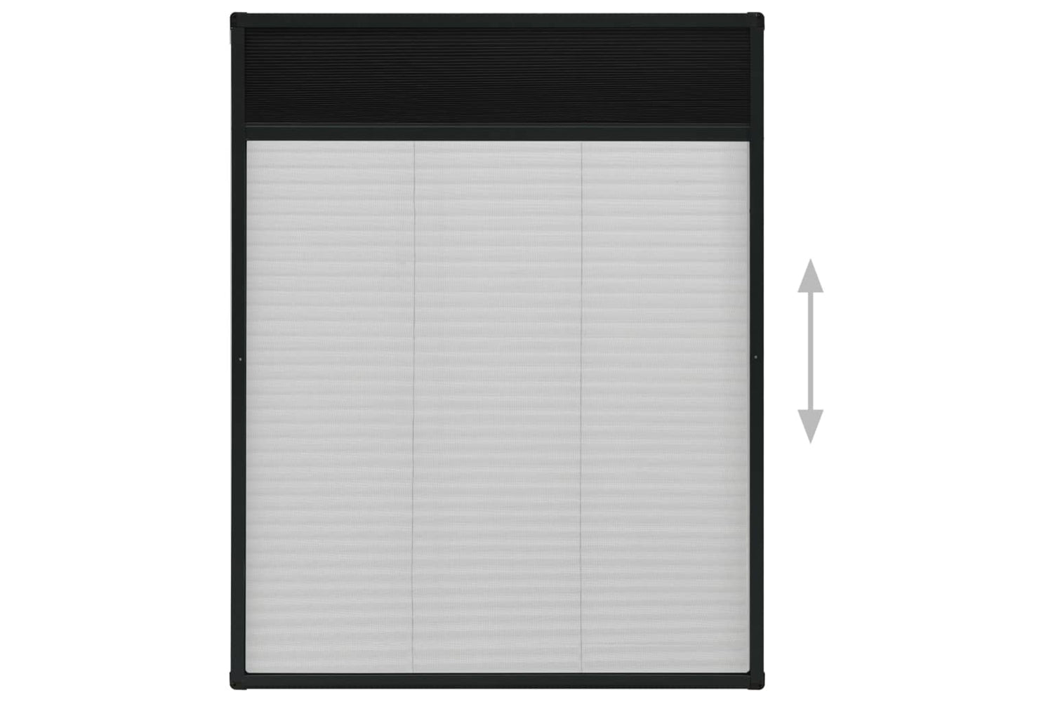 vidaXL 148664 Plisse Insect Screen For Windows Aluminium Anthracite 80x100cm-4