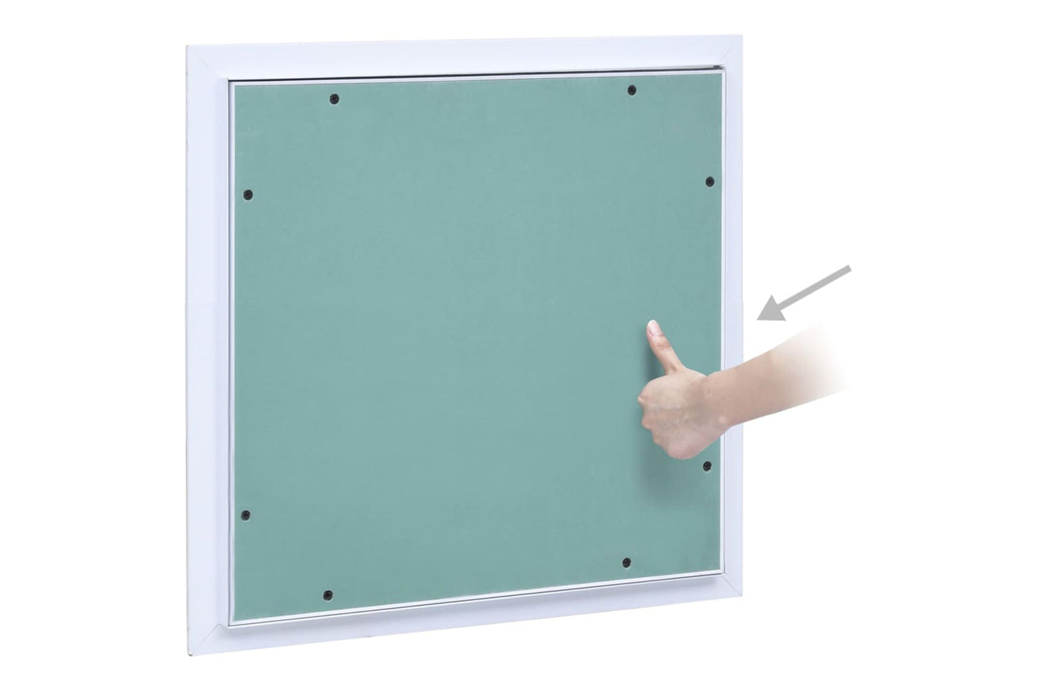 vidaXL 145100 Access Panel With Aluminium Frame And Plasterboard 400x400mm-4
