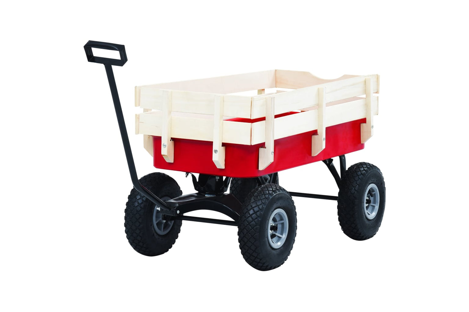 Vidaxl 145508 Hand Trolley 150 Kg Red-2