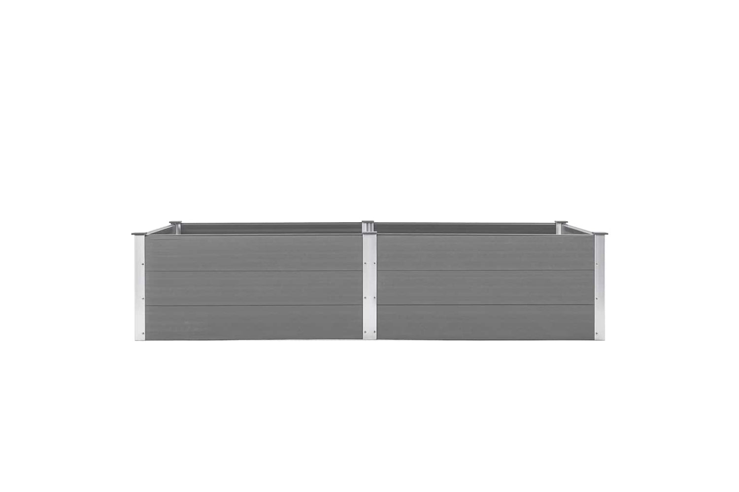 vidaXL 49059 Garden Raised Bed 250x100x54cm Wpc Grey-3