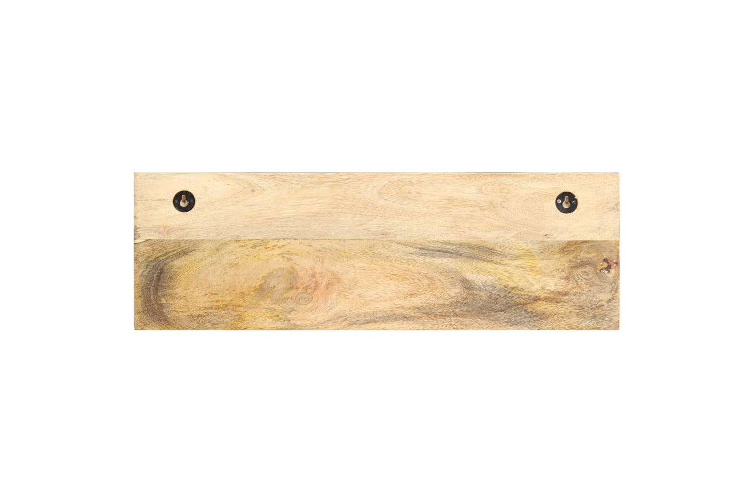 vidaXL 286469 Wall Mounted Coat Rack 60x15x20cm Solid Rough Mango Wood-3
