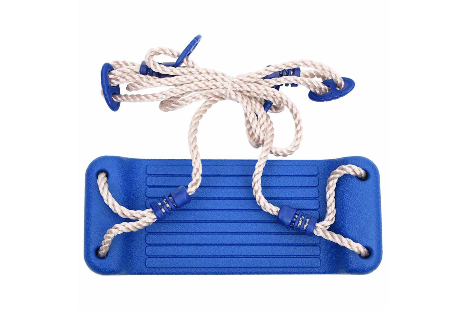 Vidaxl Swing Seats With Ropes 2 Pcs Blue 37x15 Cm Polyethene-3