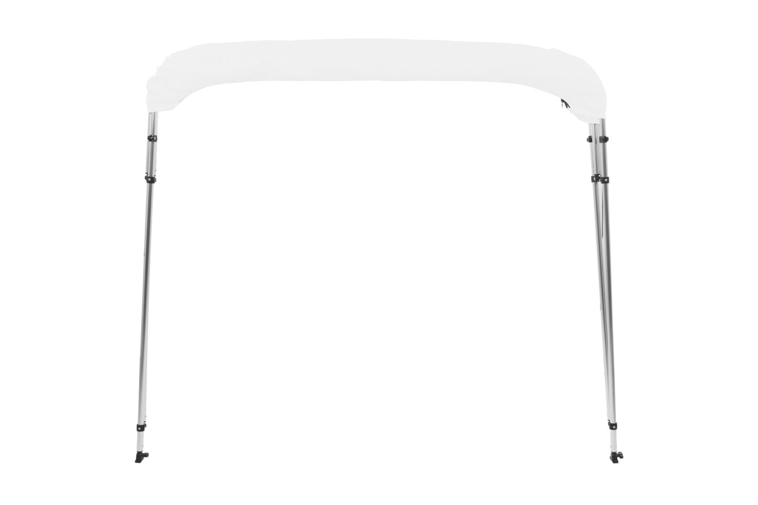 vidaXL 92368 4 Bow Bimini Top White 243x196x137cm-3