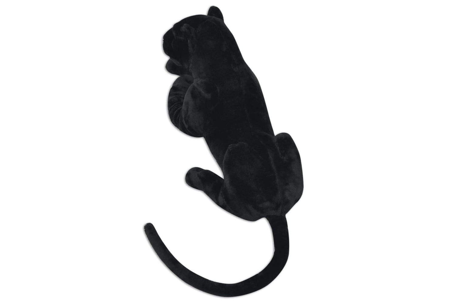 vidaXL 80166 Panther Toy Plush Black Xxl-3