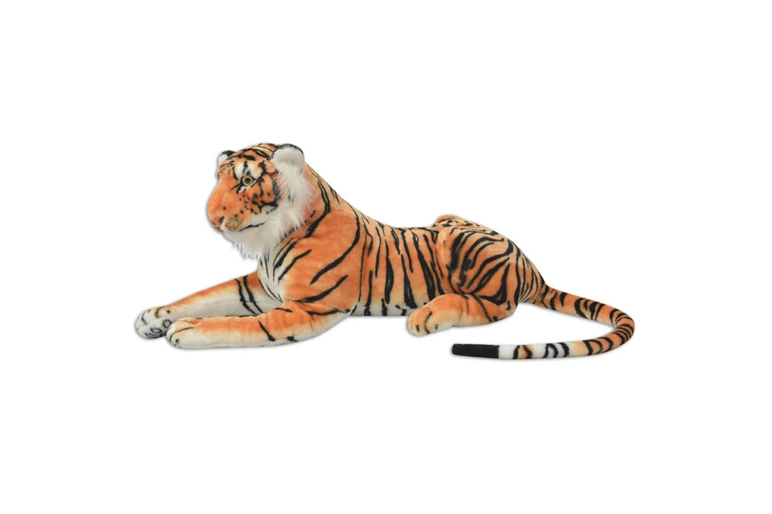 vidaXL 80163 Tiger Toy Plush Brown Xxl-2