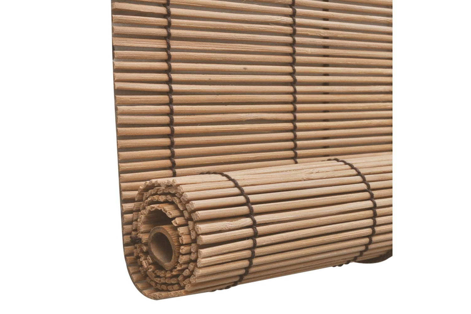 vidaXL 245813 Roller Blind Bamboo 80x220cm Brown-3