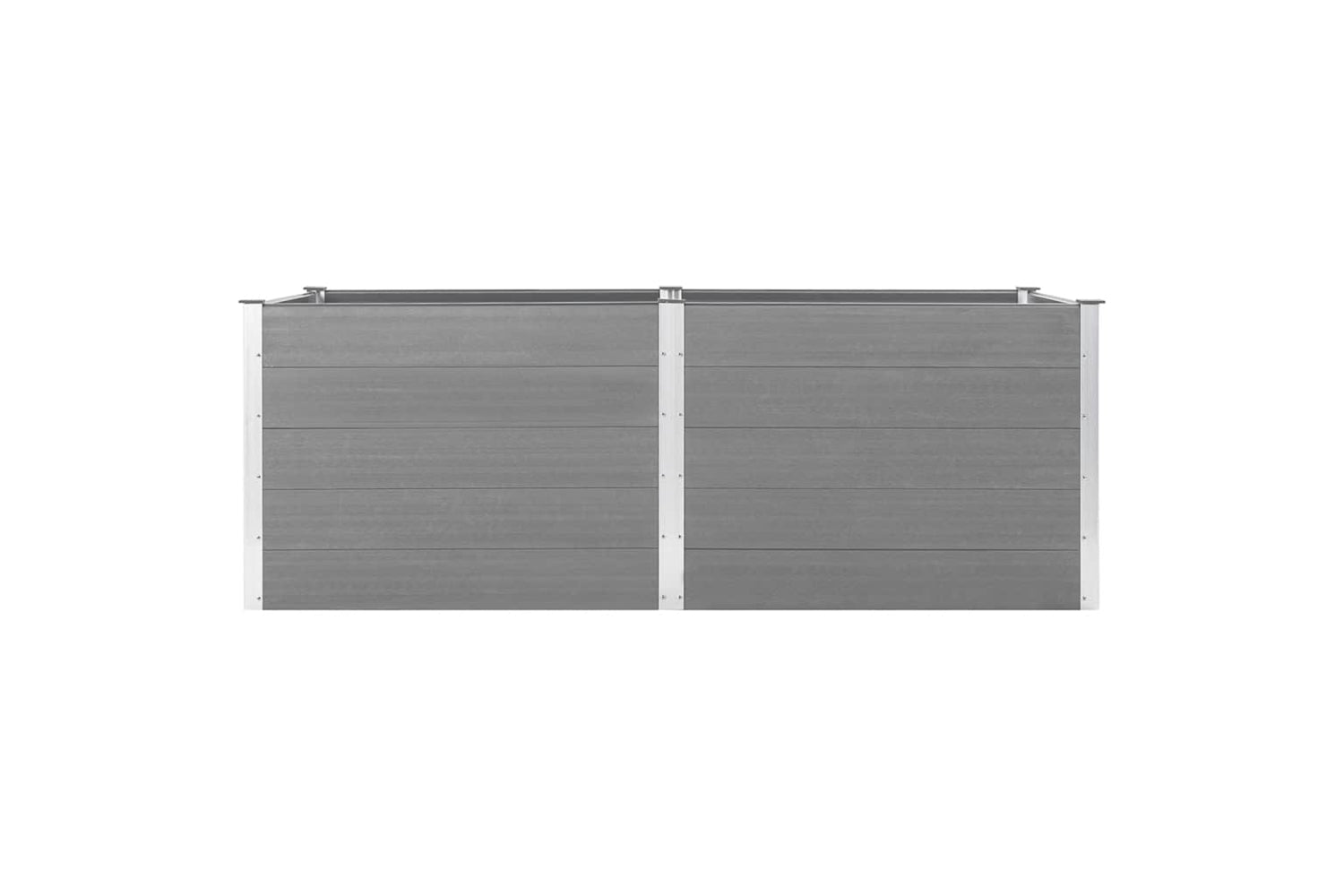 vidaXL 49060 Garden Raised Bed 250x100x91cm Wpc Grey-3