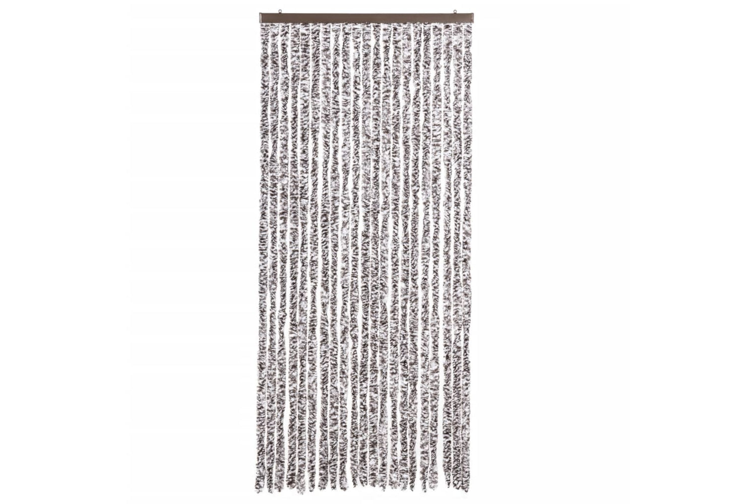 vidaXL Insect Curtain Brown And Beige 90x220cm Chenille-2