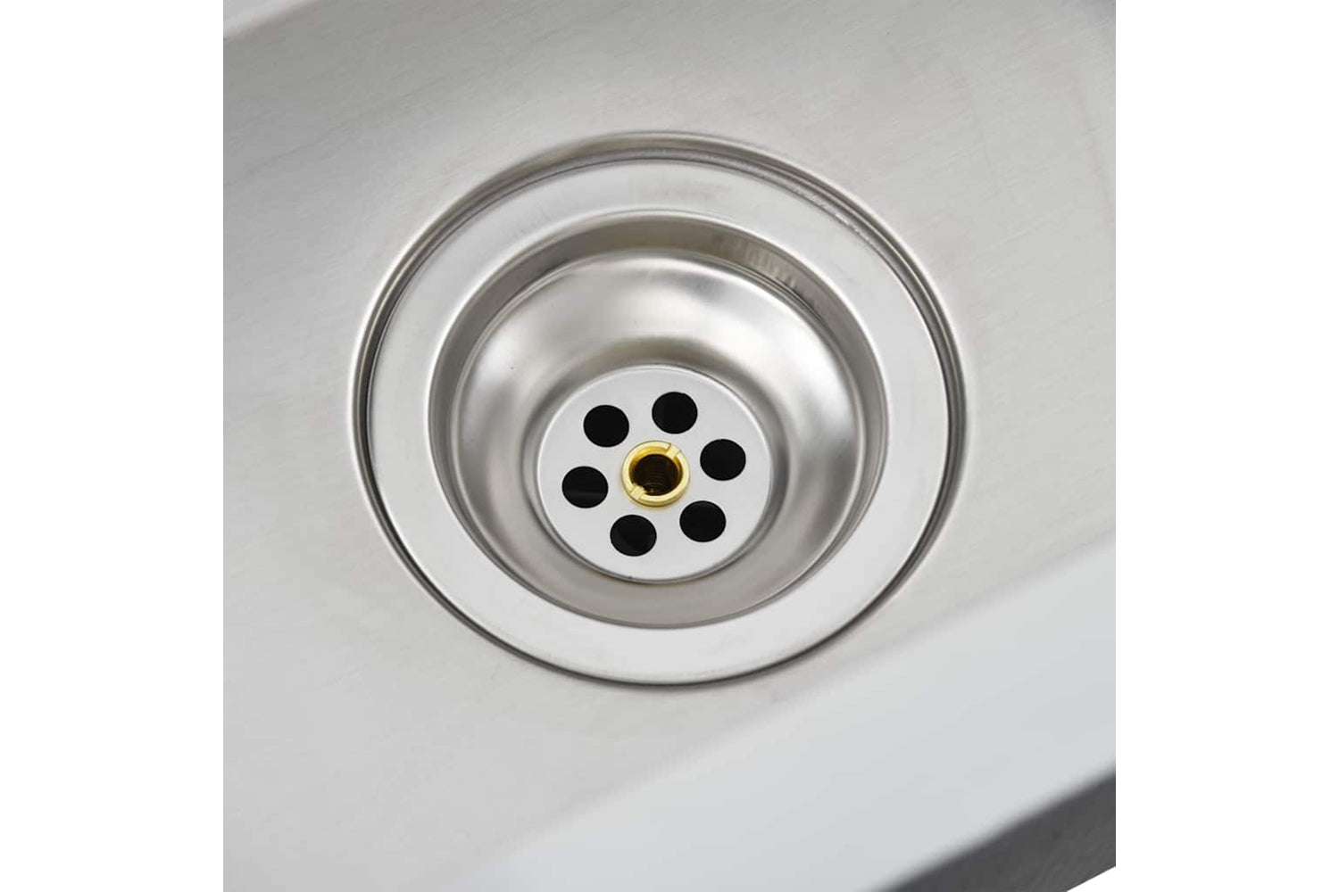 Vidaxl 145076 Handmade Kitchen Sink Stainless Steel-6