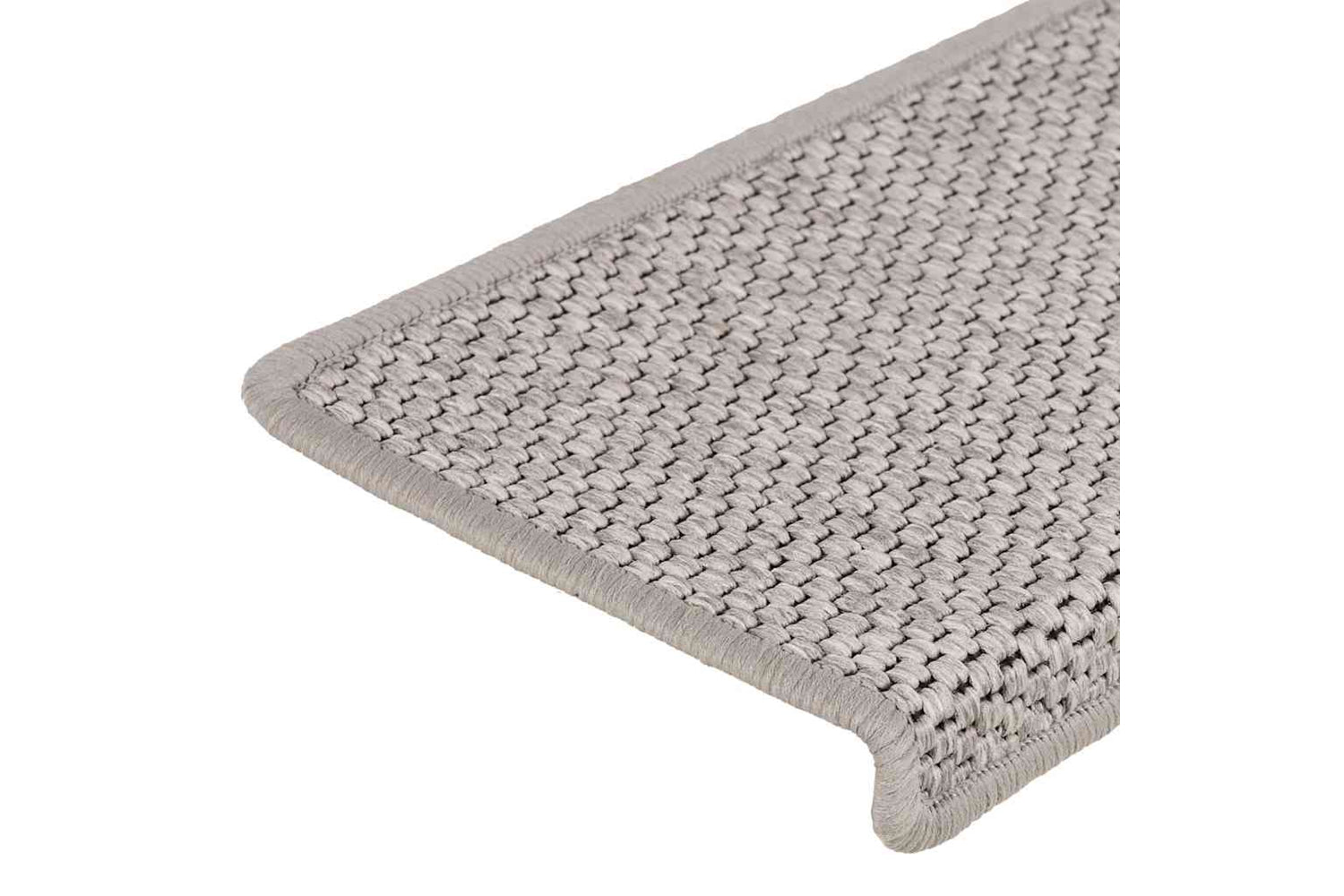 vidaXL 326883 Stair Mats Self-adhesive Sisal-look 15 Pcs 65x21x4cm Silver-7