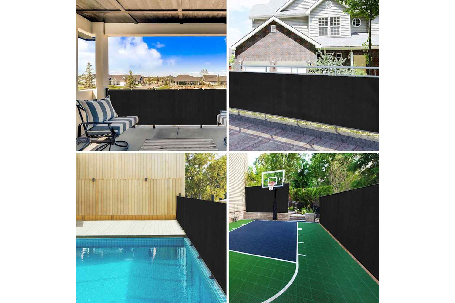 Vidaxl 149318 Privacy Net Black 1x25 M Hdpe 75 G/mâ²-2