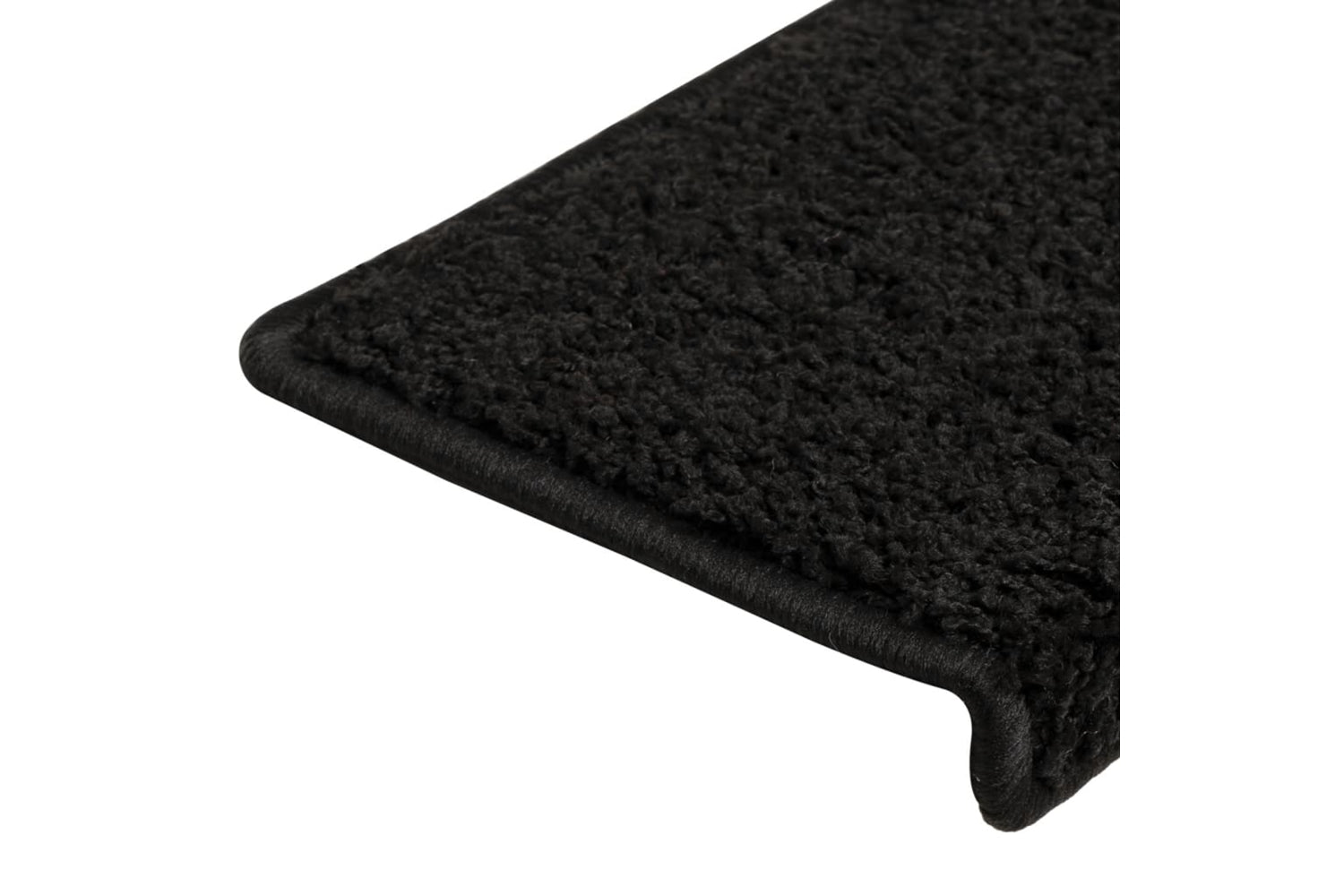 vidaXL Carpet Stair Treads 15 Pcs 65x21x4cm Black-5