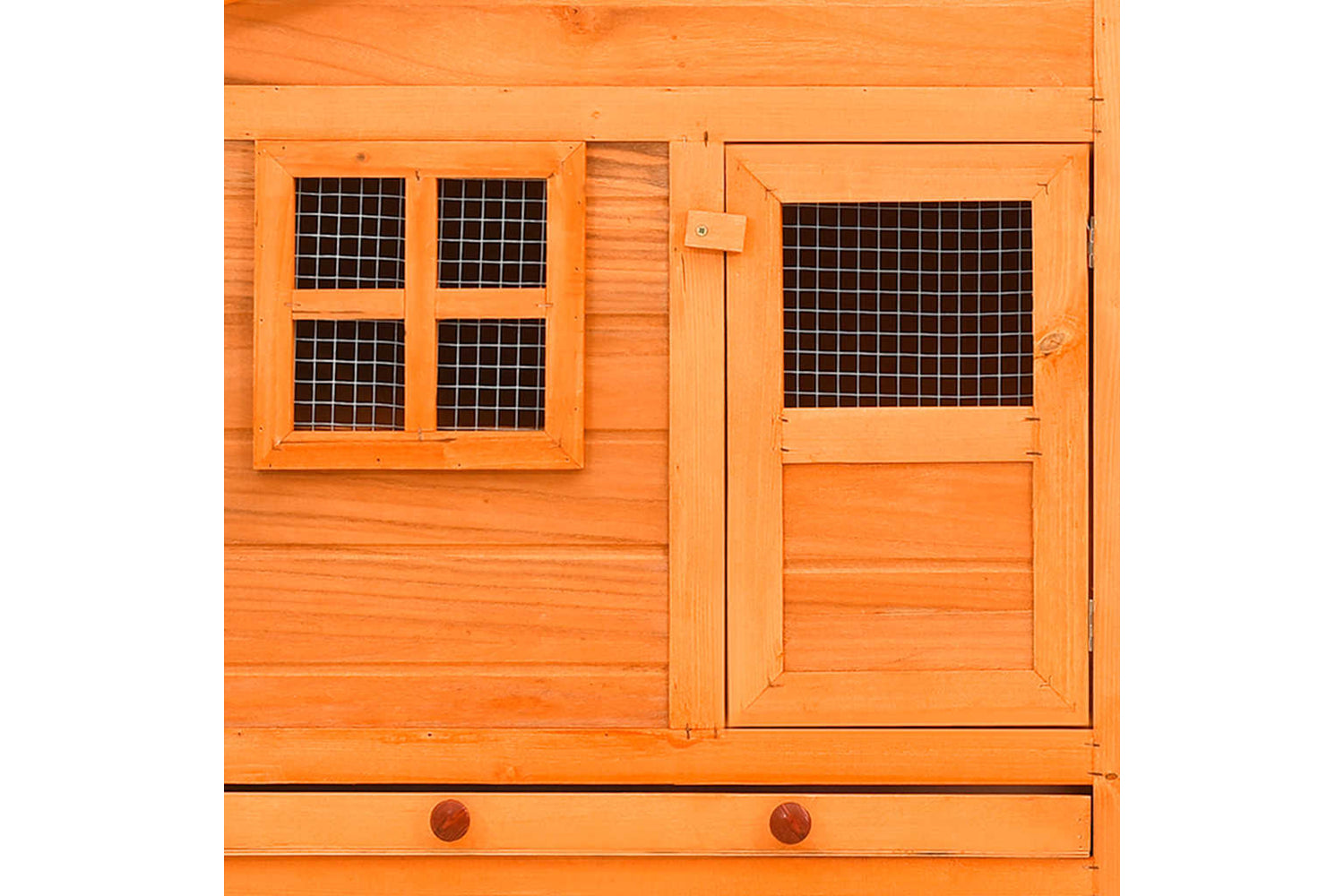 Vidaxl 170864 Chicken Coop With Nest Box Solid Fir Wood-7