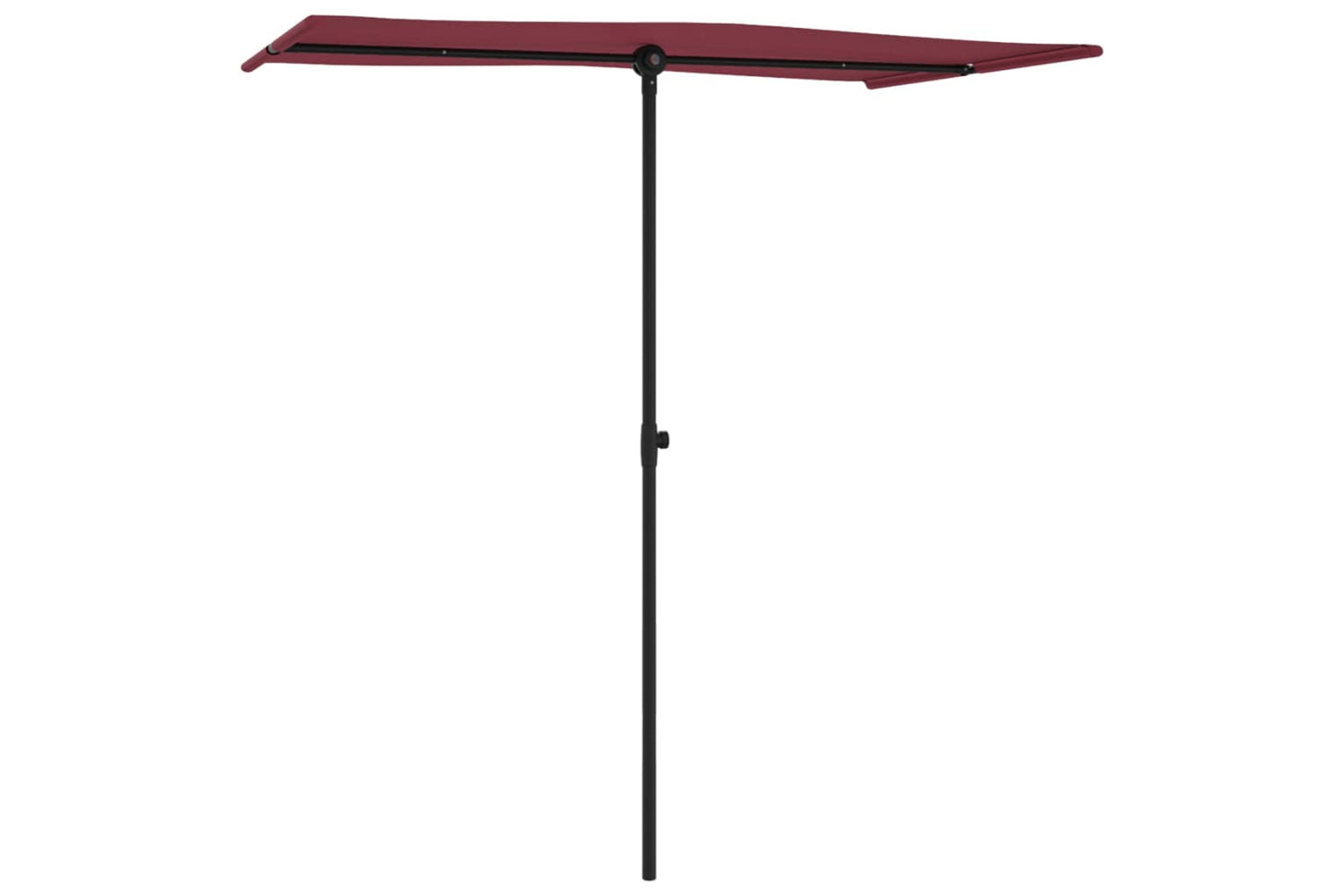 vidaXL 47332 Outdoor Parasol With Aluminium Pole 180x110cm Bordeaux Red-2