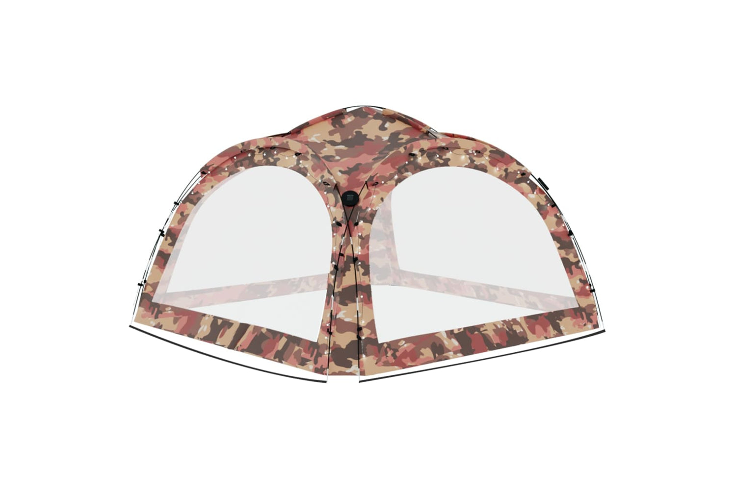 Vidaxl 93078 Party Tent With Led And 4 Sidewalls 3.6x3.6x2.3 M Camouflage-6