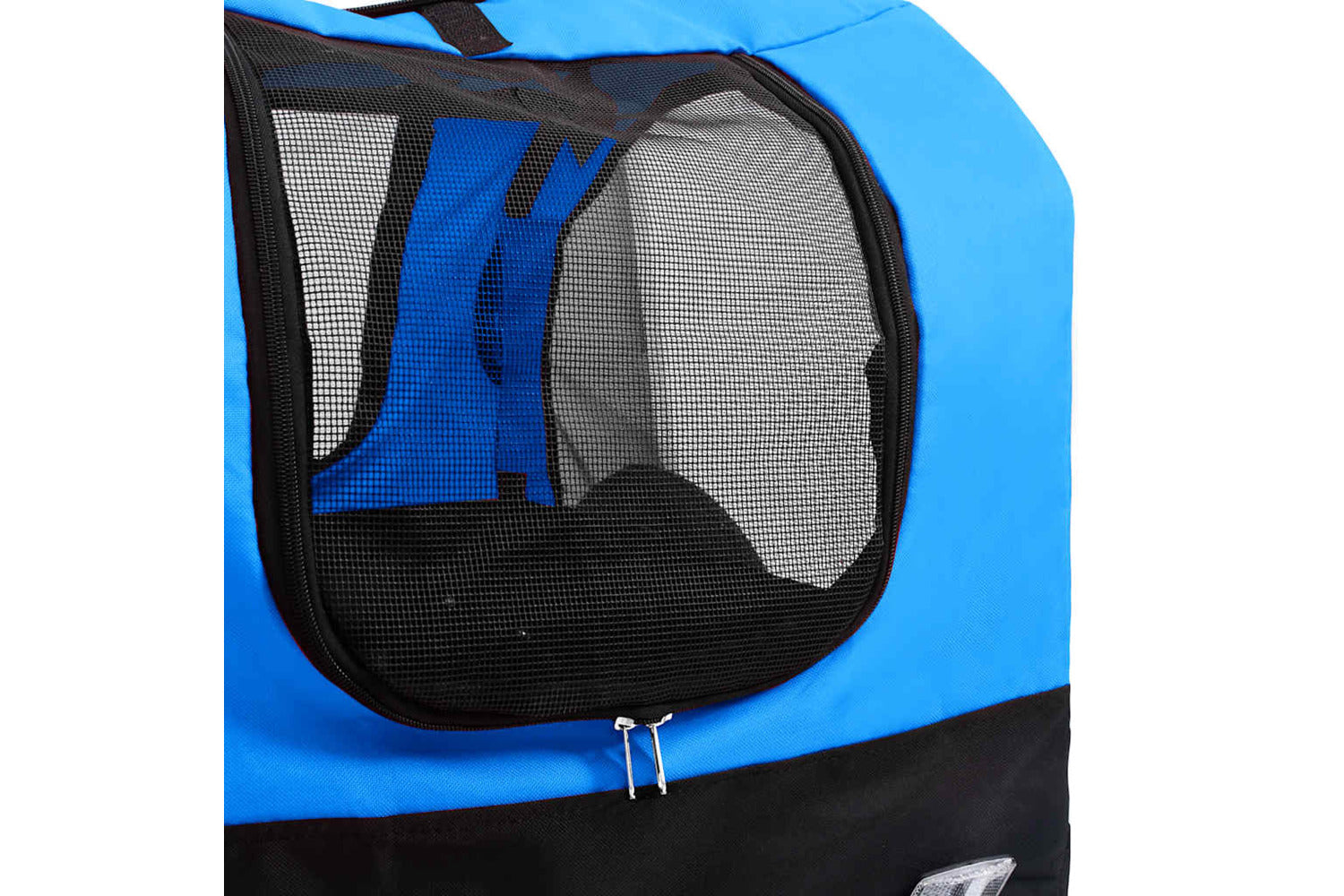 Vidaxl 2-in-1 Pet Bike Trailer & Jogging Stroller Blue And Black-7