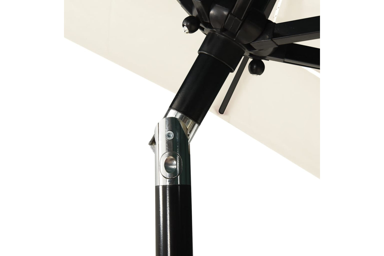Vidaxl 313844 3-tier Parasol With Aluminium Pole Sand 2x2 M-5