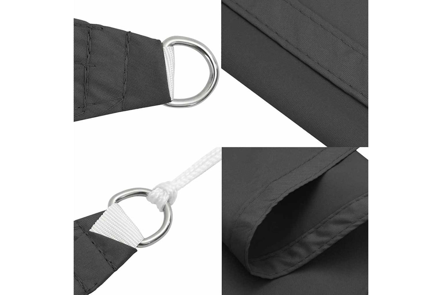 Vidaxl 135093 Sunshade Sail Oxford Fabric Rectangular 2x4.5 M Anthracite-6