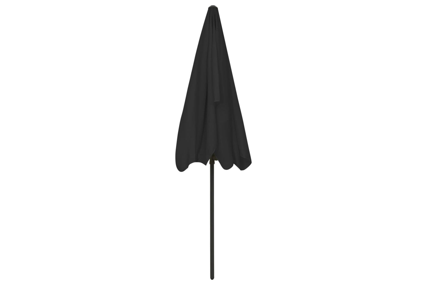 vidaXL 314733 Beach Umbrella Black 200x125cm-5
