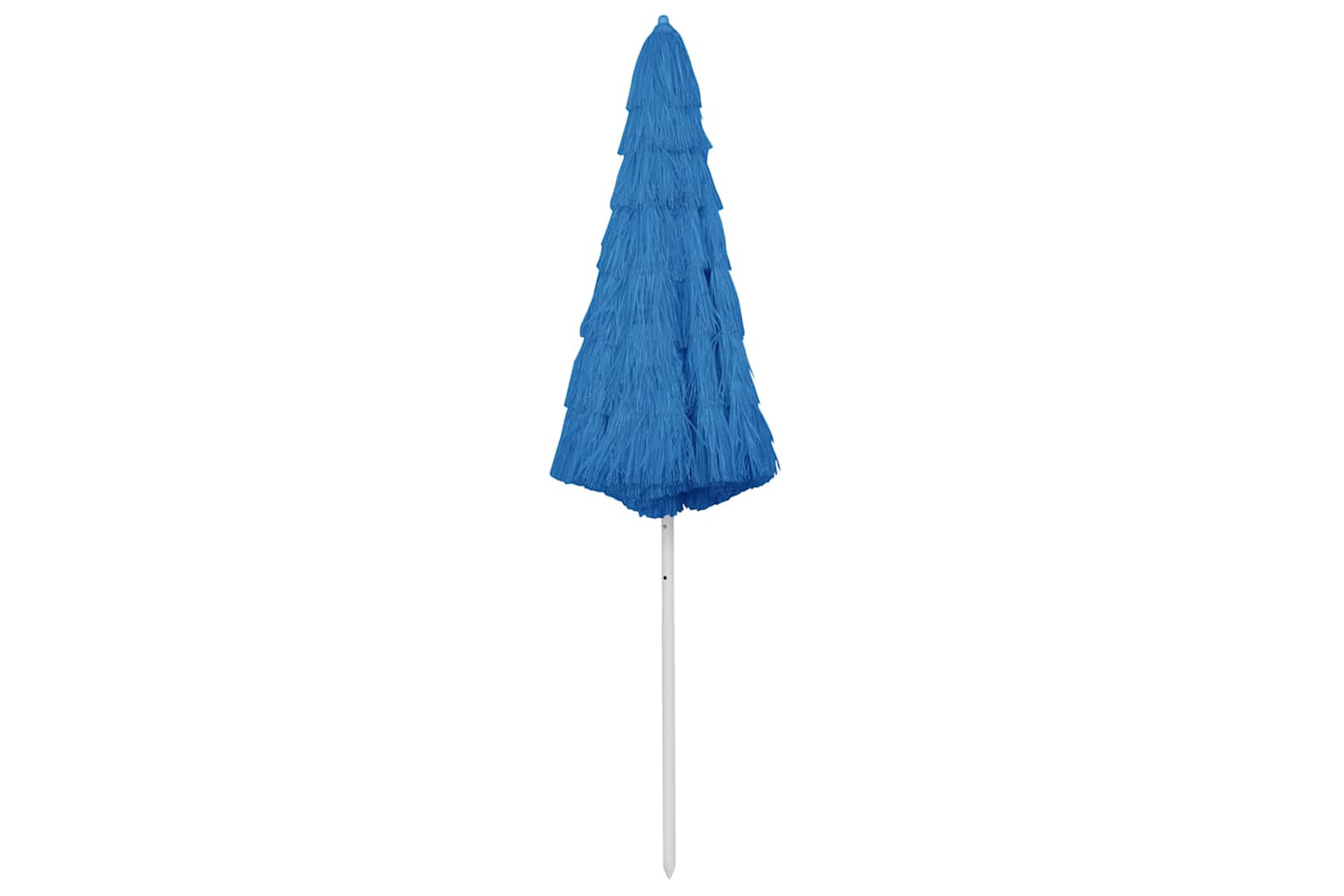 vidaXL 314696 Hawaii Beach Umbrella Blue 300cm-2