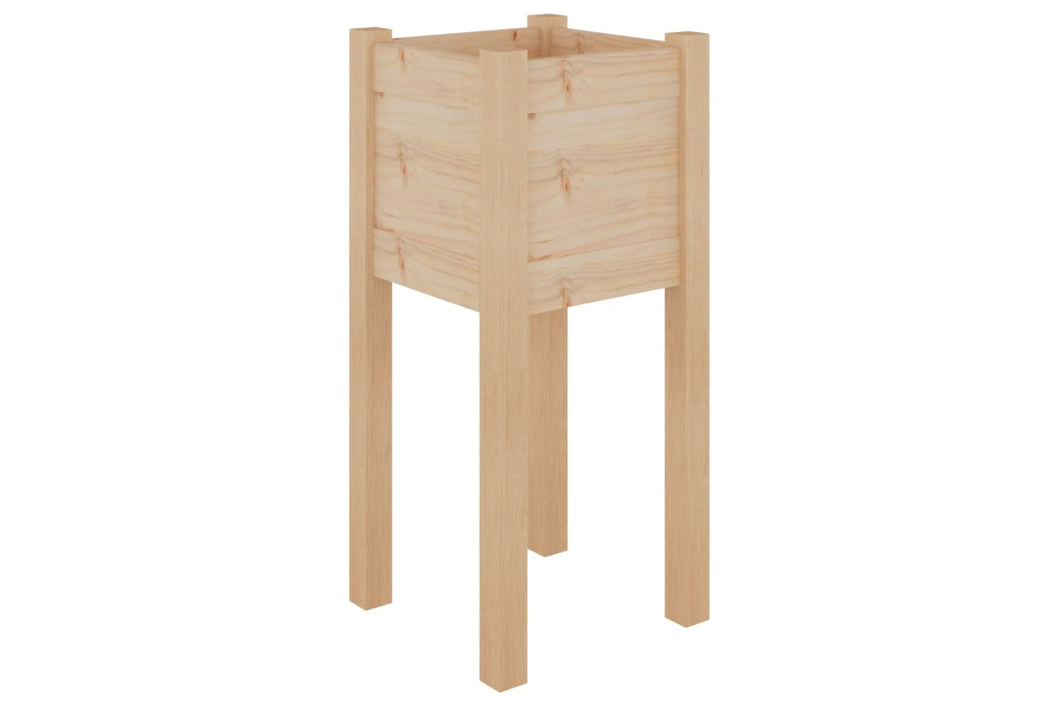 vidaXL 810780 Garden Planters 2 Pcs 31x31x70cm Solid Pinewood-3