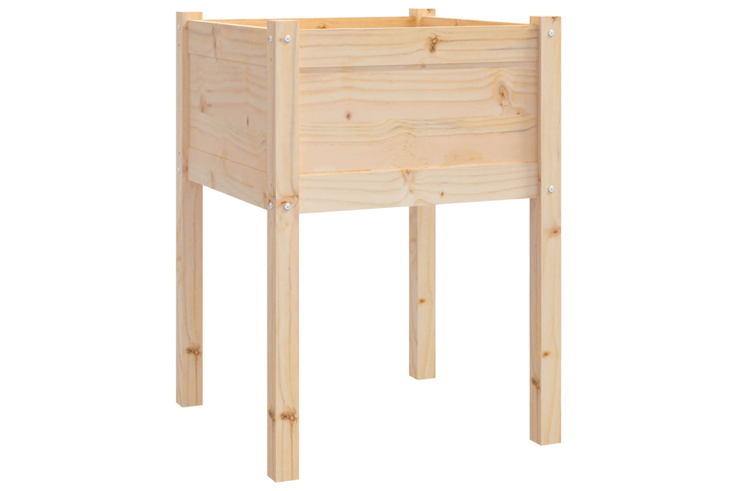 vidaXL 810800 Garden Planters 2 Pcs 50x50x70cm Solid Pinewood-3
