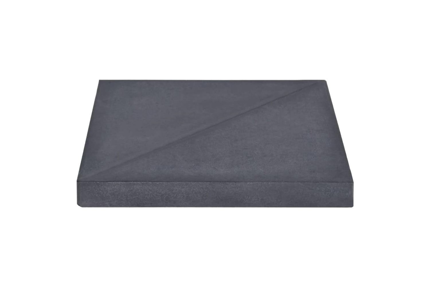 Vidaxl 313670 Umbrella Weight Plate Black Granite Square 15 Kg-2