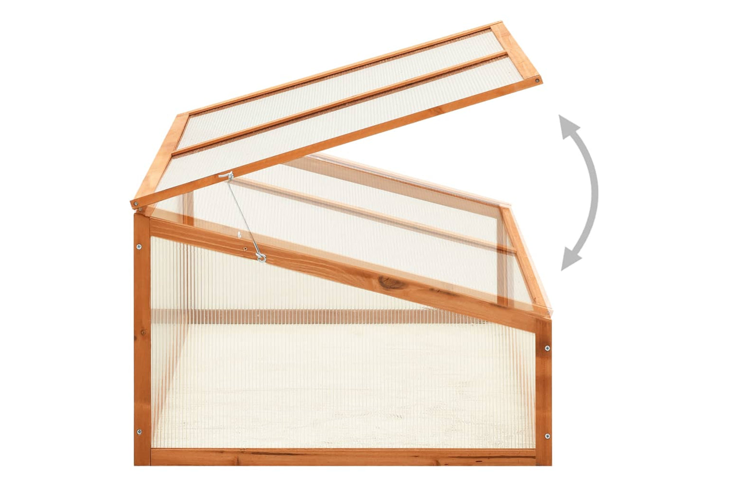 vidaXL 314850 Greenhouse 100x65x40cm Firwood-4