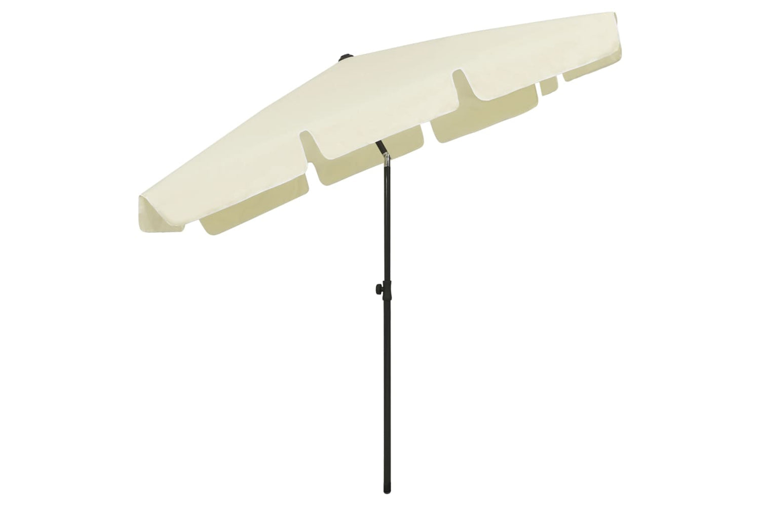 vidaXL 314727 Beach Umbrella Sand Yellow 200x125cm-4