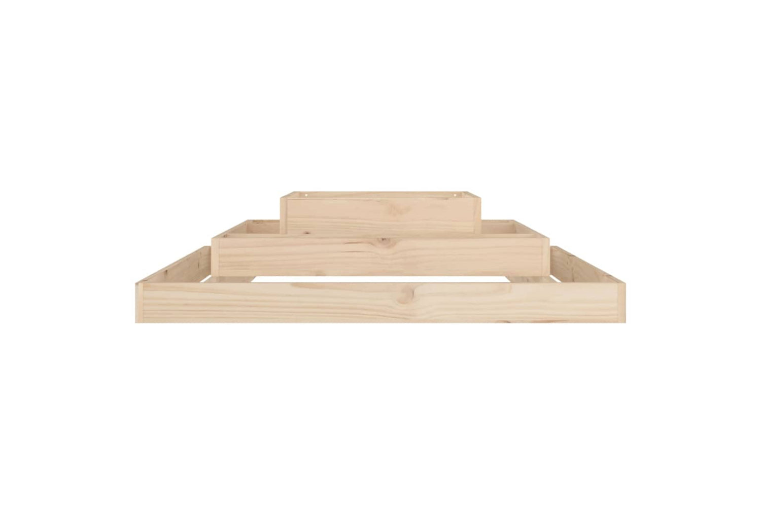 vidaXL 823871 Planter 110x110x27cm Solid Wood Pine-3