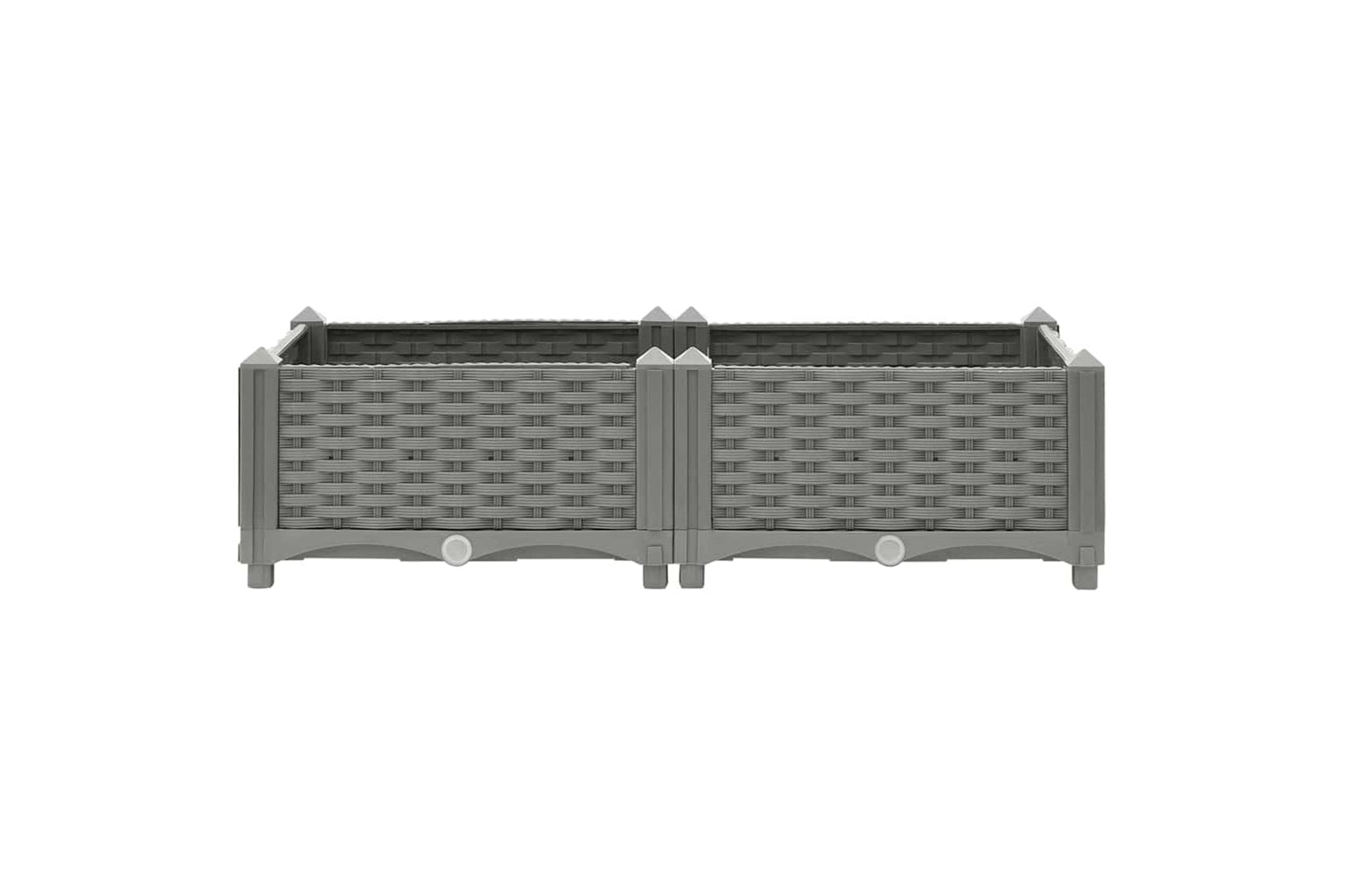 vidaXL Raised Bed 80x40x23cm Polypropylene-4