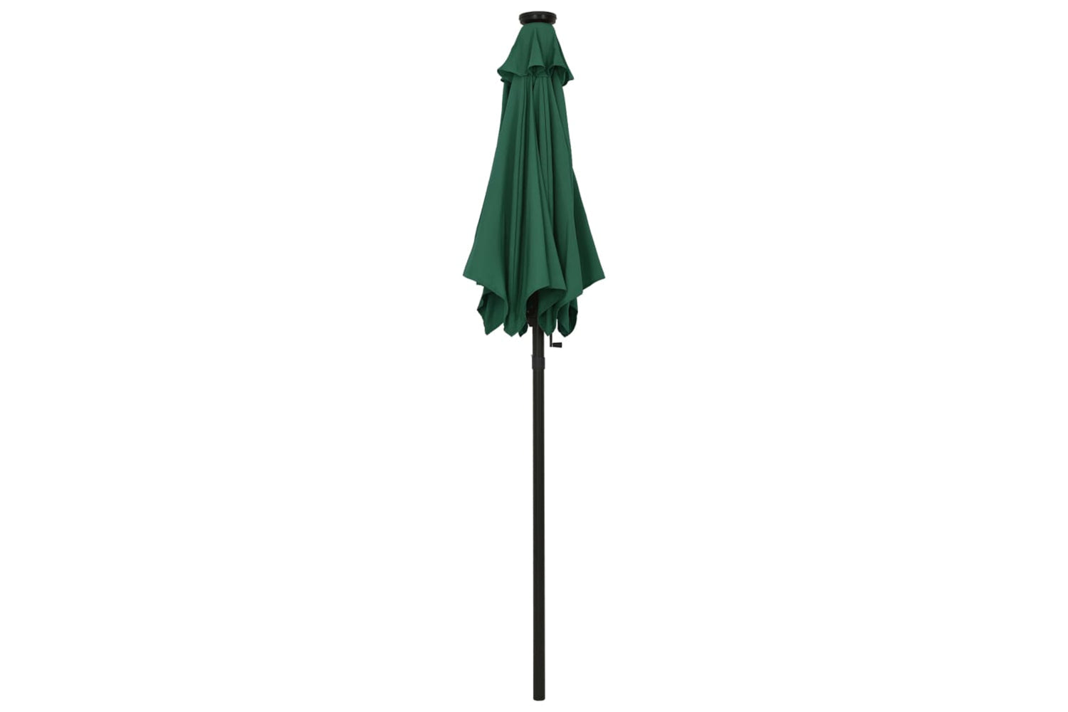 Vidaxl 313558 Parasol With Led Lights Green 200x211 Cm Aluminium-3