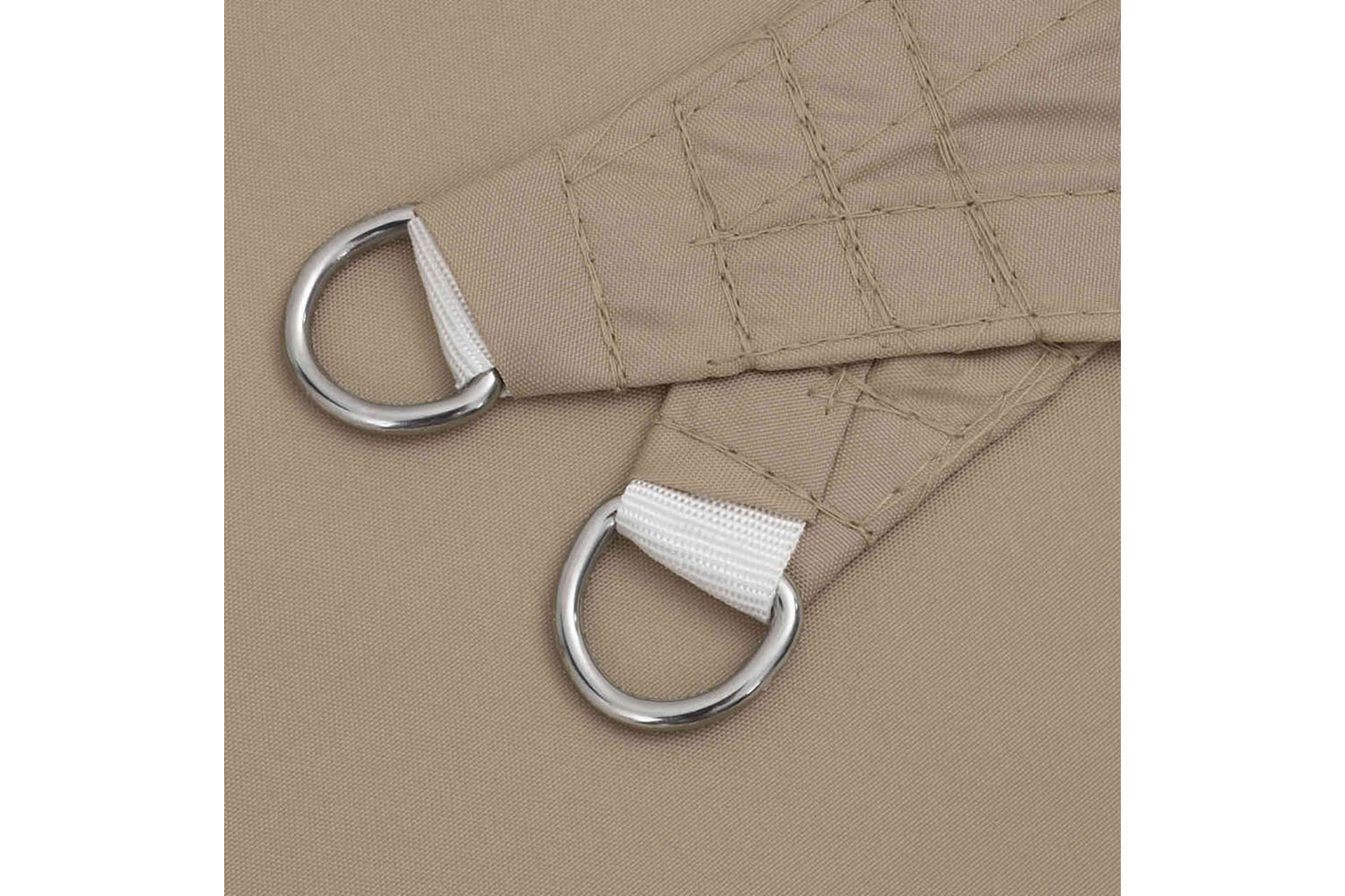 Vidaxl 135450 Sunshade Sail Oxford Fabric Triangular 3.5x3.5x4.9 M Taupe-4