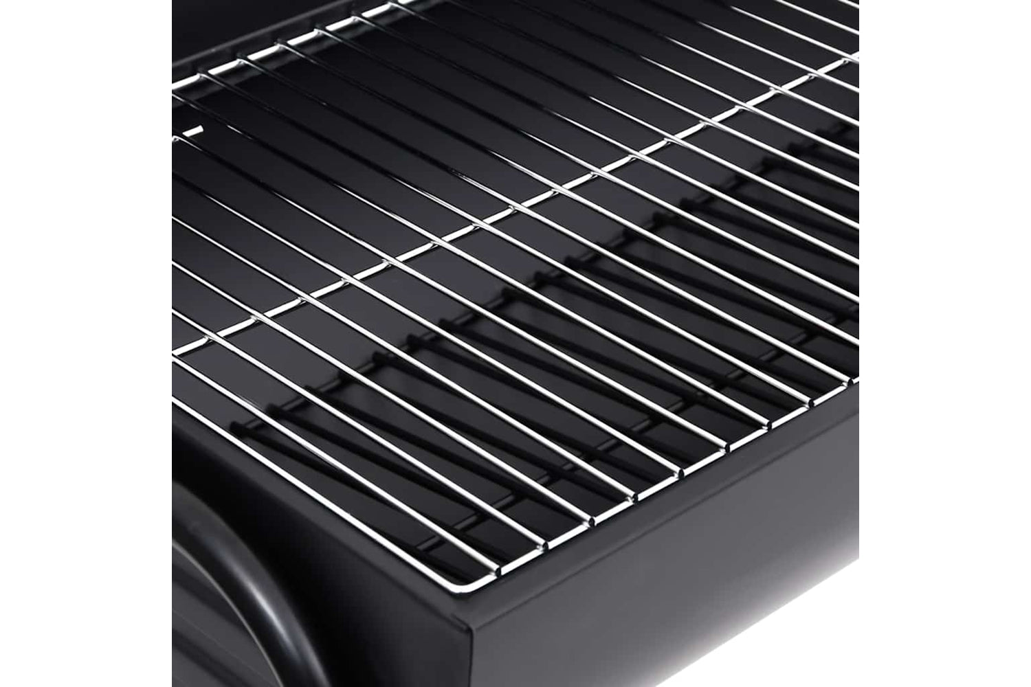Vidaxl Barrel Grill With 2 Cooking Grids Black 80x95x90 Cm Steel-7