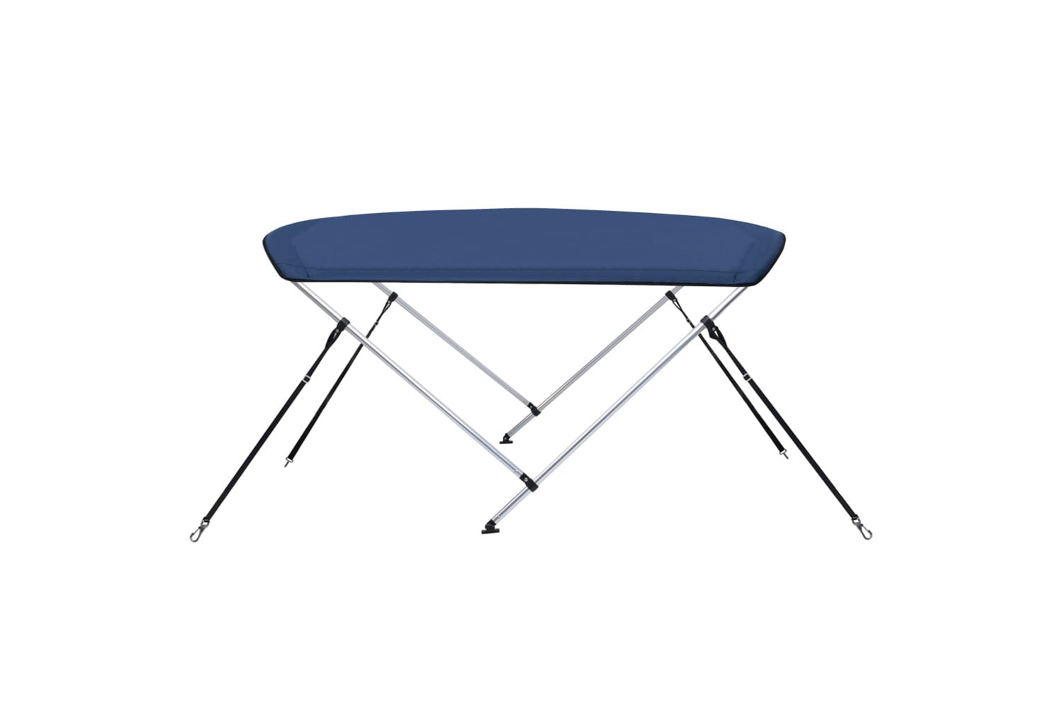vidaXL 93126 2 Bow Bimini Top Navy Blue 150x120x110cm-4
