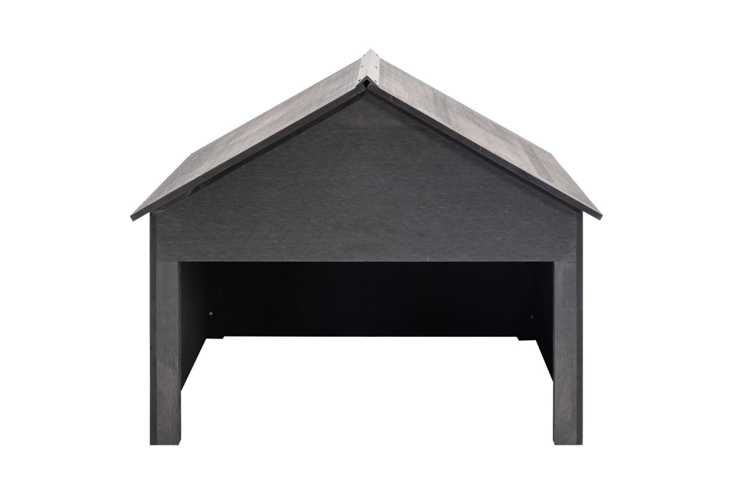 vidaXL 149036 Lawn Mower Garage Grey 80x80x70cm Wpc-2