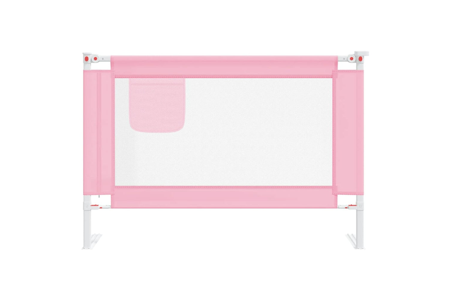 Vidaxl Toddler Safety Bed Rail Pink 100x25 Cm Fabric-2