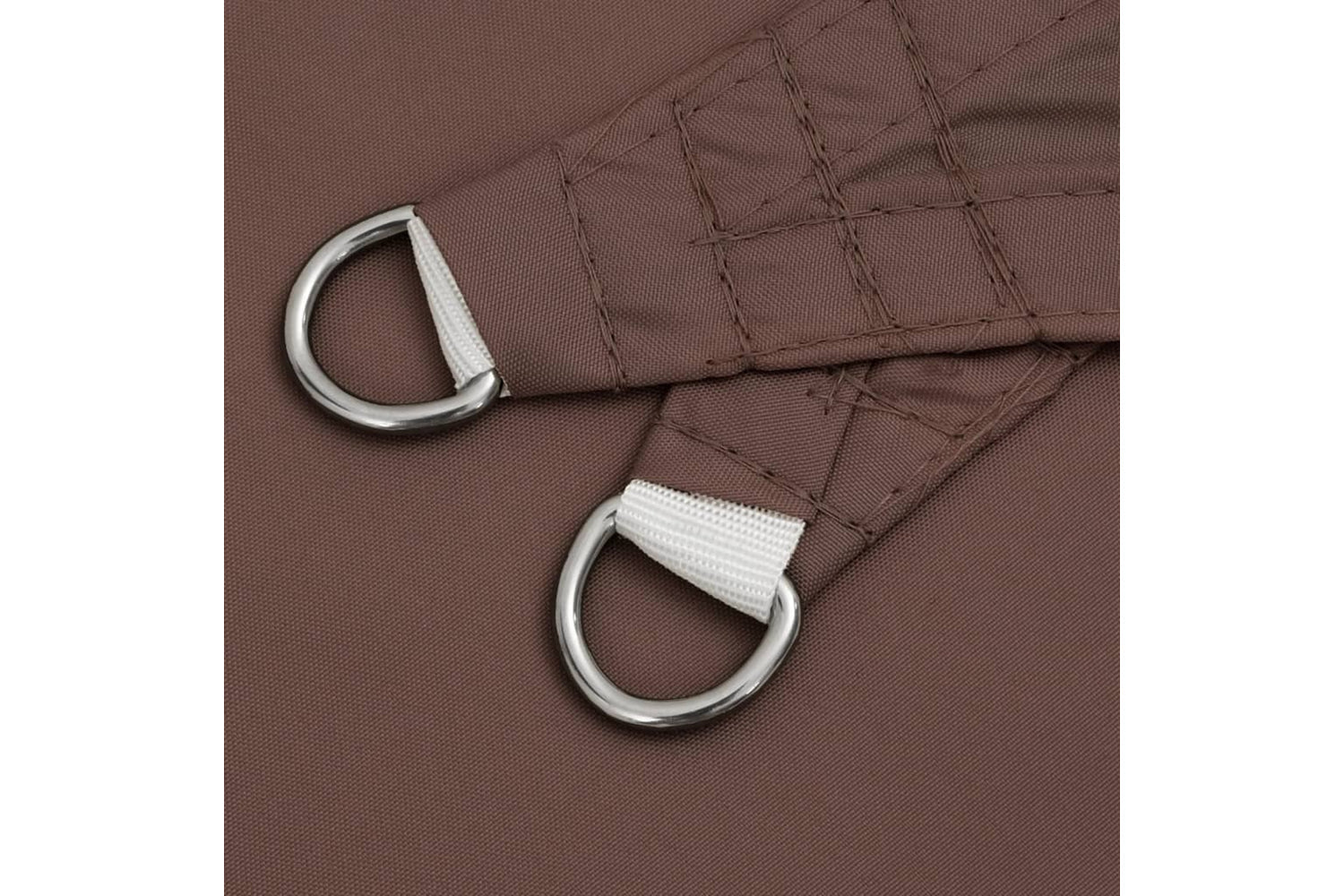 Vidaxl 135802 Sunshade Sail Oxford Fabric Square 6x6 M Brown-5
