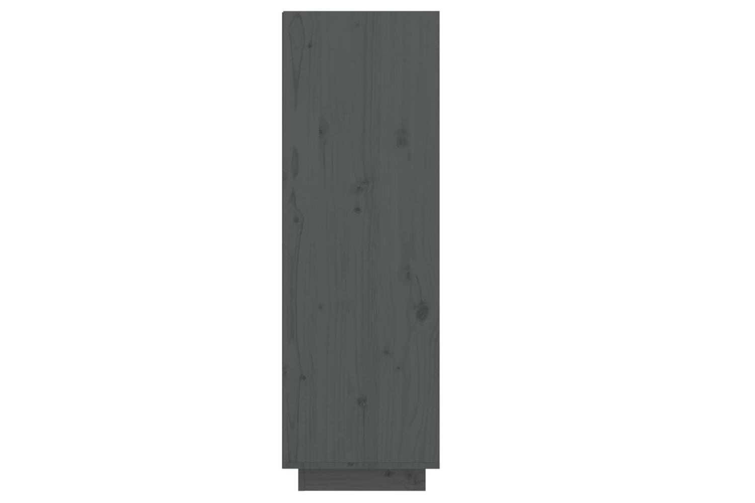vidaXL Shoe Cabinet Grey 30x34x105cm Solid Wood Pine-3