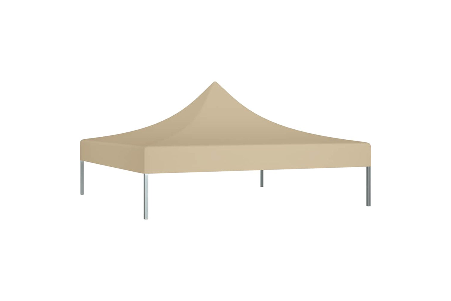 Vidaxl 315340 Party Tent Roof 2x2 M Beige 270 G/mâ²-2