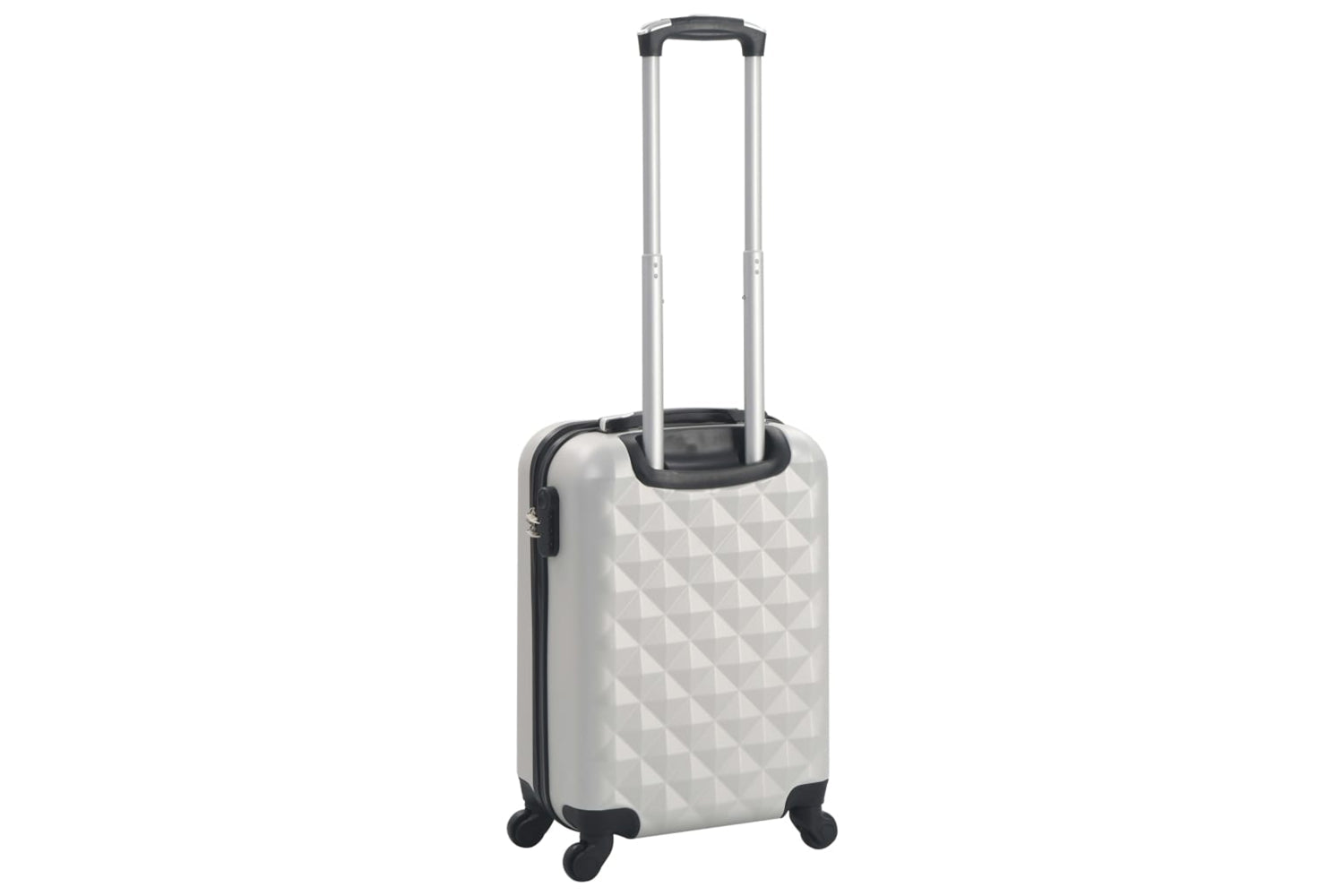 vidaXL 91892 Hardcase Trolley Bright Silver Abs-3