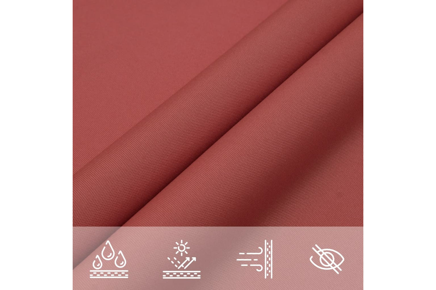 Vidaxl 135396 Sunshade Sail Oxford Fabric Triangular 4x4x4 M Terracotta-6