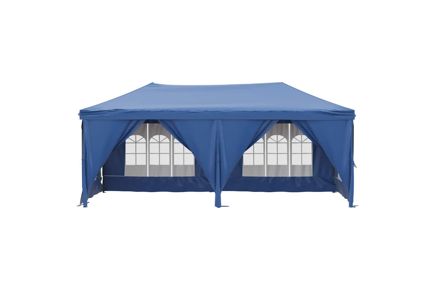 Vidaxl 93542 Folding Party Tent With Sidewalls Blue 3x6 M-2