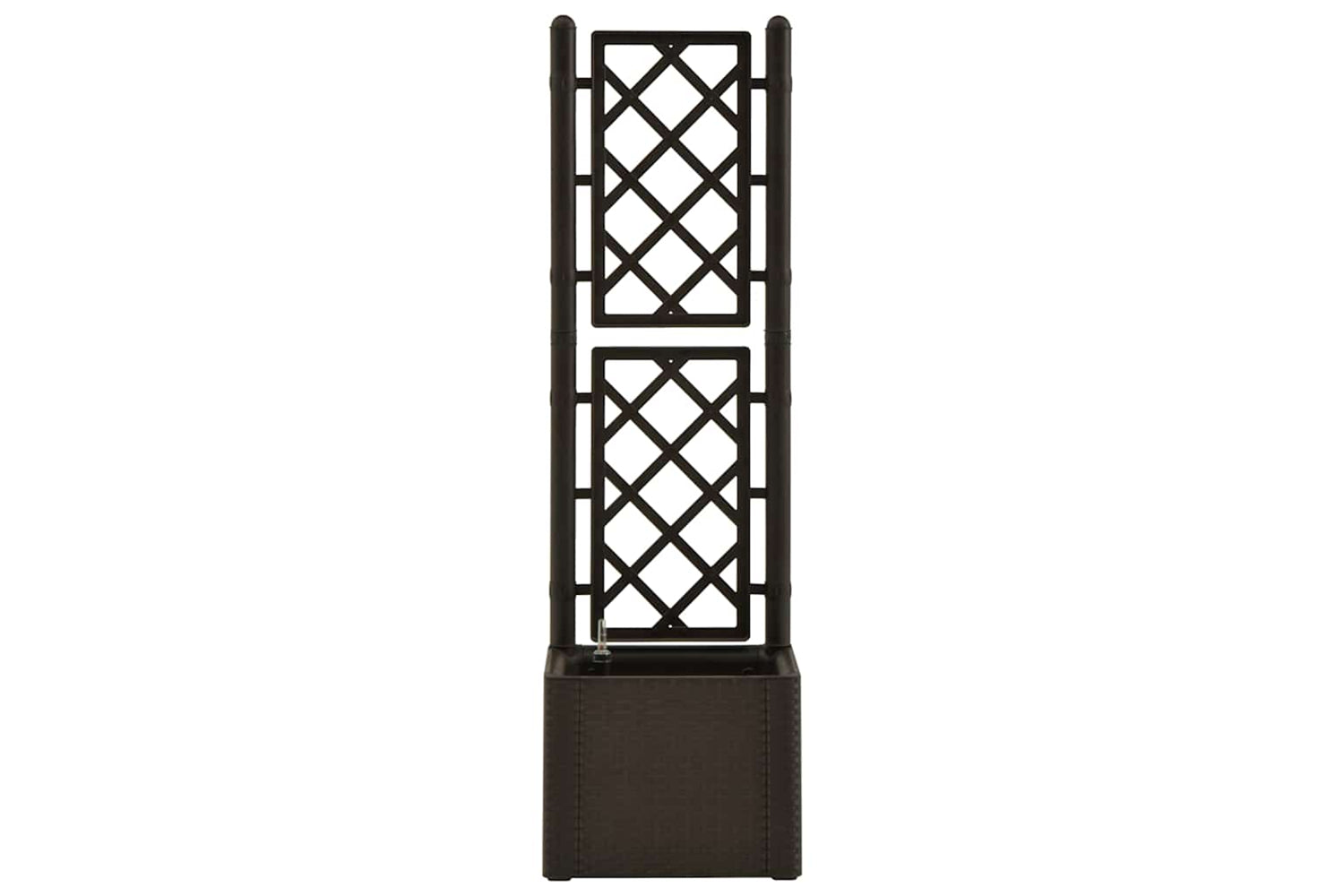 Vidaxl 313964 Garden Raised Bed With Trellis And Self Watering System Mocha-3