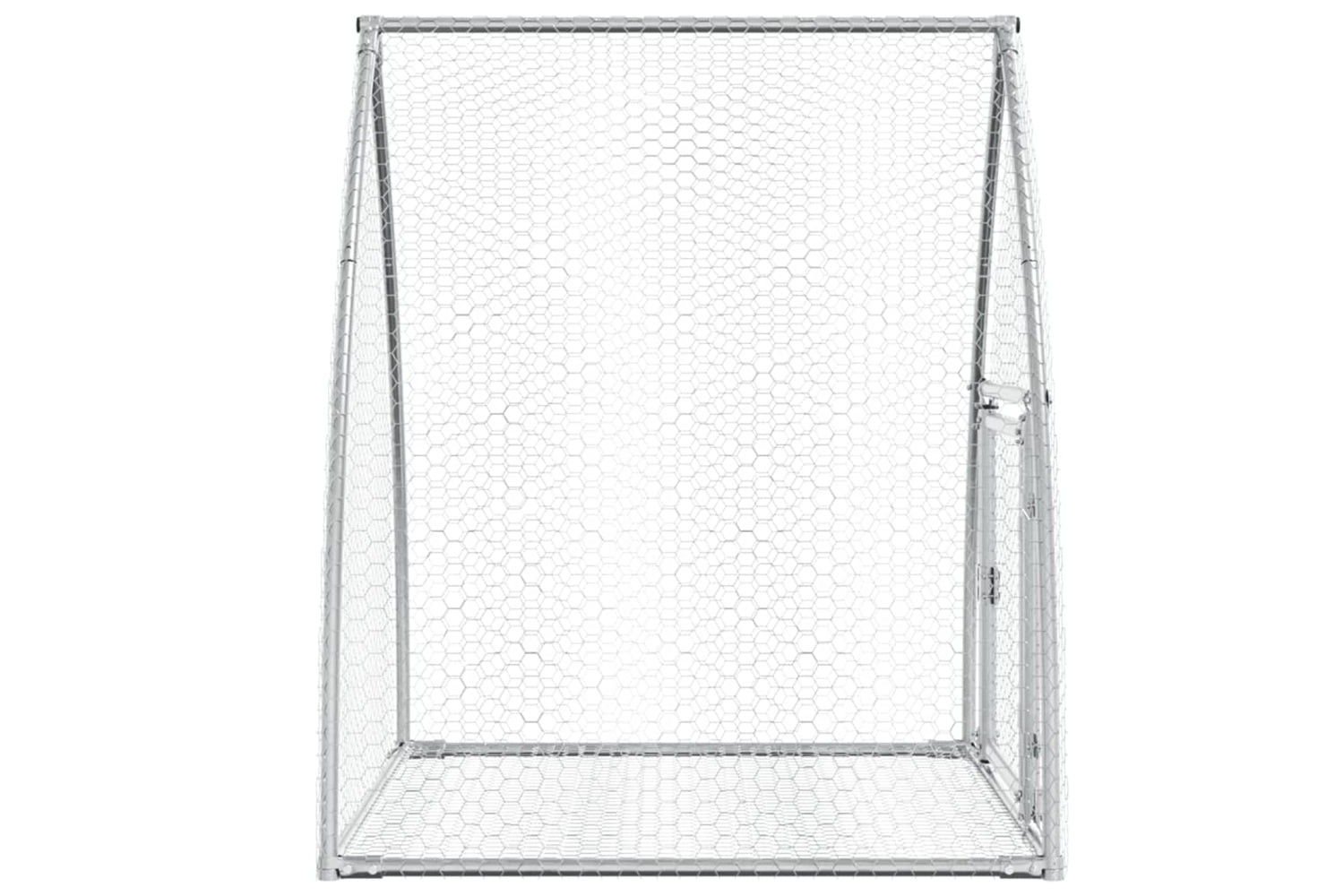 vidaXL 3281527 Rabbit Cage Silver 100x105x120cm Galvanised Steel-5