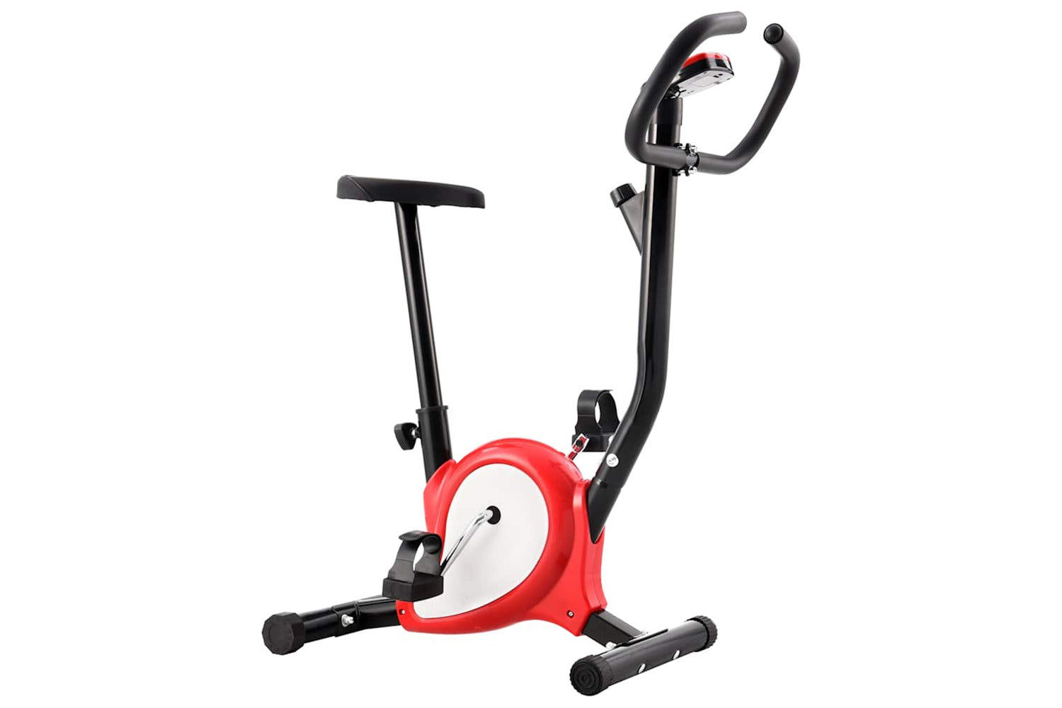 Vidaxl Exercise Bike With Belt Resistance Red-3