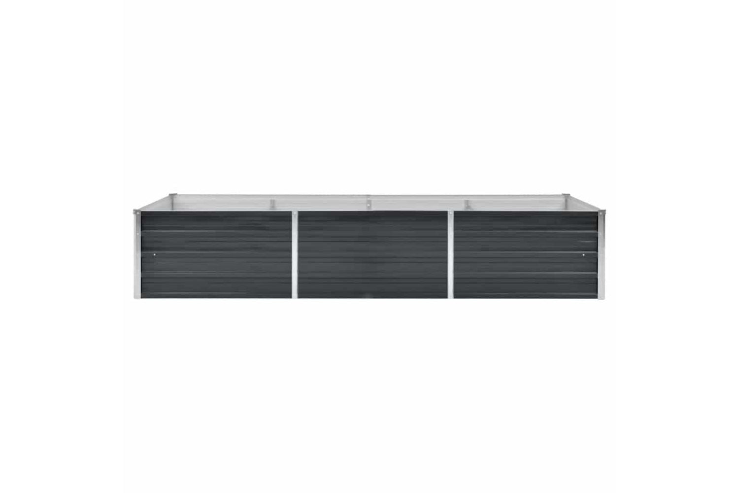 vidaXL 45727 Garden Raised Bed Anthracite 240x80x45cm Galvanised Steel-3