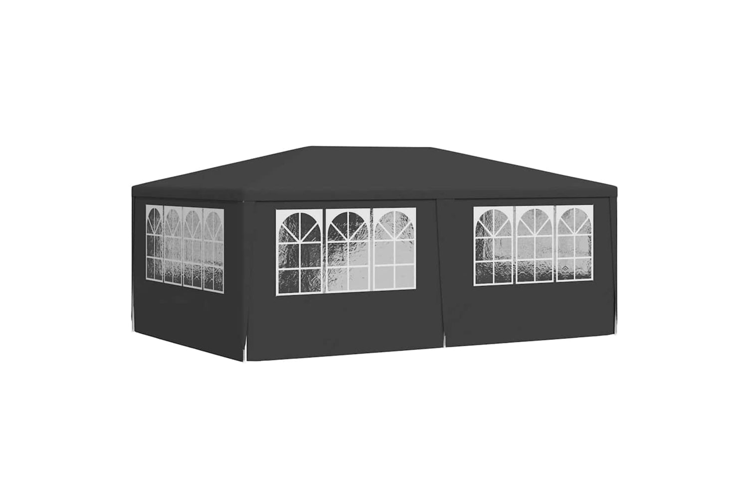 Vidaxl 48537 Professional Party Tent With Side Walls 4x6 M Anthracite 90 G/m?-5